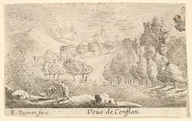 Veüe de Conflans, mitten av 1600-talet.