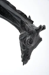 Stor giraff med sänkt huvud, modellerad 1909-10, gjuten före 1913 (brons) (se även 3084917-43)