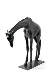 Stor giraff med sänkt huvud, modellerad 1909-10, gjuten före 1913 (brons) (se även 3084917-43)