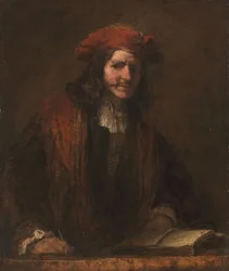 Mannen med den röda mössan, ca 1660-65 (olja på duk)