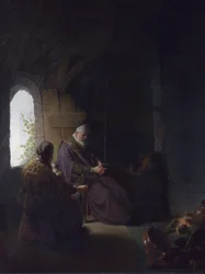 Anna and the Blind Tobit, ca 1630 (olja på panel)