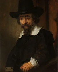 Porträtt av en man, tros vara Dr. Ephraim Well