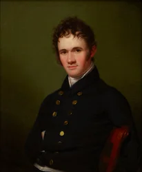 Porträtt av kommendör Lewis Warrington