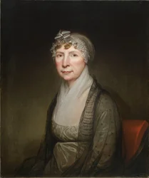 Porträtt av Cornelia Van Horn Lansdale (Mrs. Thomas Lancaster Lansdale), ca 1820