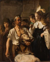 Salome tar emot Johannes Döparens huvud
