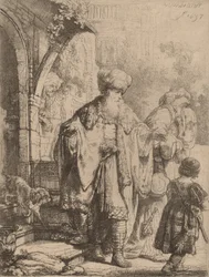 Abraham kastar ut Hagar och Ismael, 1637.