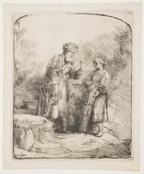 Abraham och Isak, 1645
