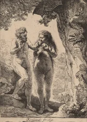 Adam och Eva, 1638.