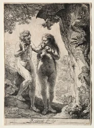 Adam och Eva, 1638.