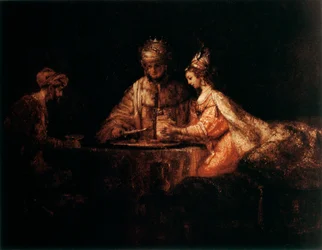 Assuerus, Haman och Ester, 1660