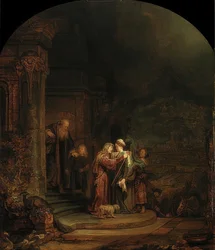 Möte av Maria och Elisabeth. 1640