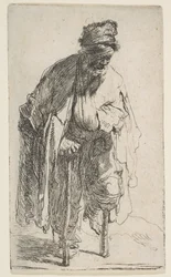 Tiggare med träben, ca. 1630.