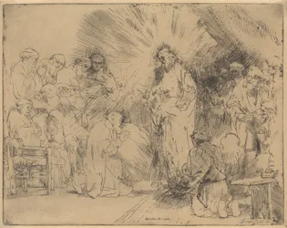 Kristus visar sig för apostlarna, 1656., 1656.