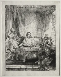 Kristus i Emmaus: Den större tavlan
