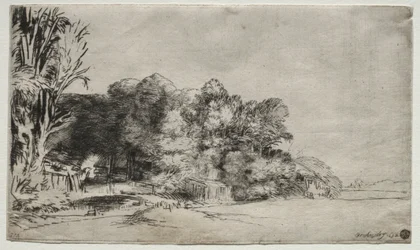 Trädklump med utsikt, 1652.