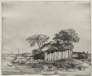 Stuga med vit blekning, 1648.