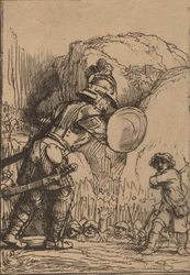 David och Goliat, 1655.