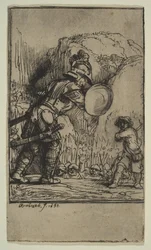 David och Goliat, 1655.
