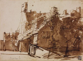 Bondgård i solljus