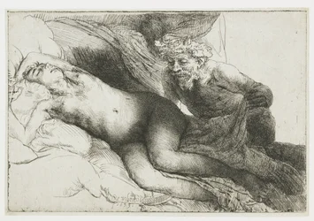 Jupiter och Antiope: den större plattan