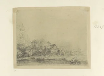 Landschap met drinkende koe Samling av åttiofem originaltryck (serietitel)