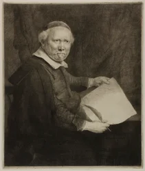 Lieven Willemsz. von Coppenol, Skrivmästare: The Larger Plate