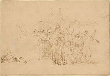 Lot och hans familj lämnar Sodom