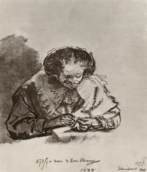 Porträtt av Titia van Uylenburgh