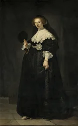 Porträtt av Oopjen Coppit, 1634