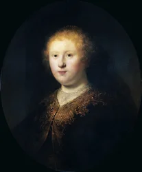 Porträtt av en ung kvinna, 1632.