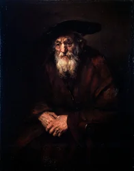 Porträtt av en gammal jude, 1654.
