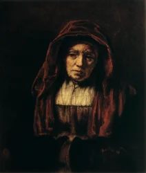 Porträtt av en gammal kvinna, 1654