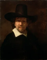 Porträtt av poeten Jeremias de Decker, 1666.