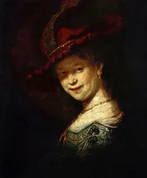 Saskia van Uylenburgh som flicka, 1633.