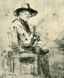 Sittande syndiker: Jacob van Loon, ca 1661-1662, 1943.