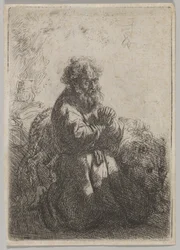 S:t Hieronymus i bön, 1635.