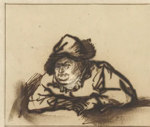 Skådespelaren Willem Bartholsz Ruyter som bonde Skådespelaren Willem Bartholsz Ruyter som bonde