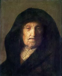 Konstnärens mor (olja)