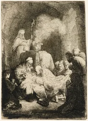 Omskärelsen: liten tallrik, 1630.