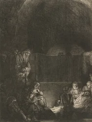 Gravläggningen, c. 1654.