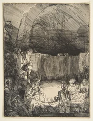Gravläggningen, ca. 1654.