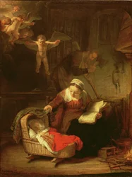 Den heliga familjen, ca 1645