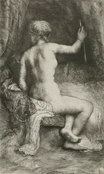 Kvinnan med pilen, 1661