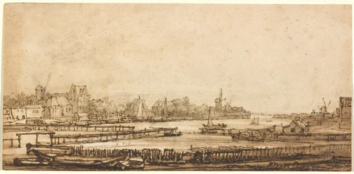 Utsikt över Amstel från Rampart