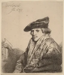 Ung man med sammetmössa (Petrus Sylvius)