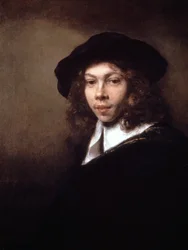 Ung man i svart mössa, 1666