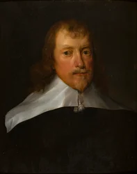 Porträtt av Francis Russell, 4:e earlen av Bedford (1587-1641), ca 1607-41 (olja på duk)