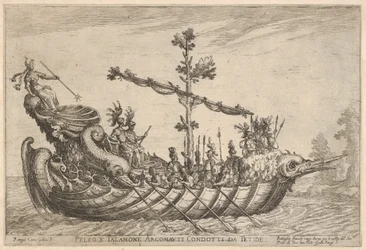 Peleus och Talamon, från serien Argonauternas fartyg, för bröllopsfirandet..., 1608.