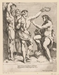 Apollo och Marsyas Tryck efter kompositioner av Raphael (serietitel)