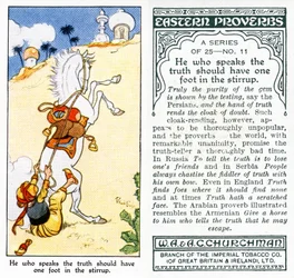"Den som talar sanning bör ha en fot i stigbygeln", 1931 (se även 498188)